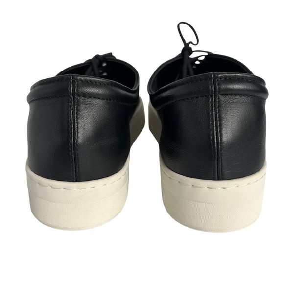 The Row Marie H Lace-Up Sneaker in Leather Black Size 38.5 - Picture 13 of 16